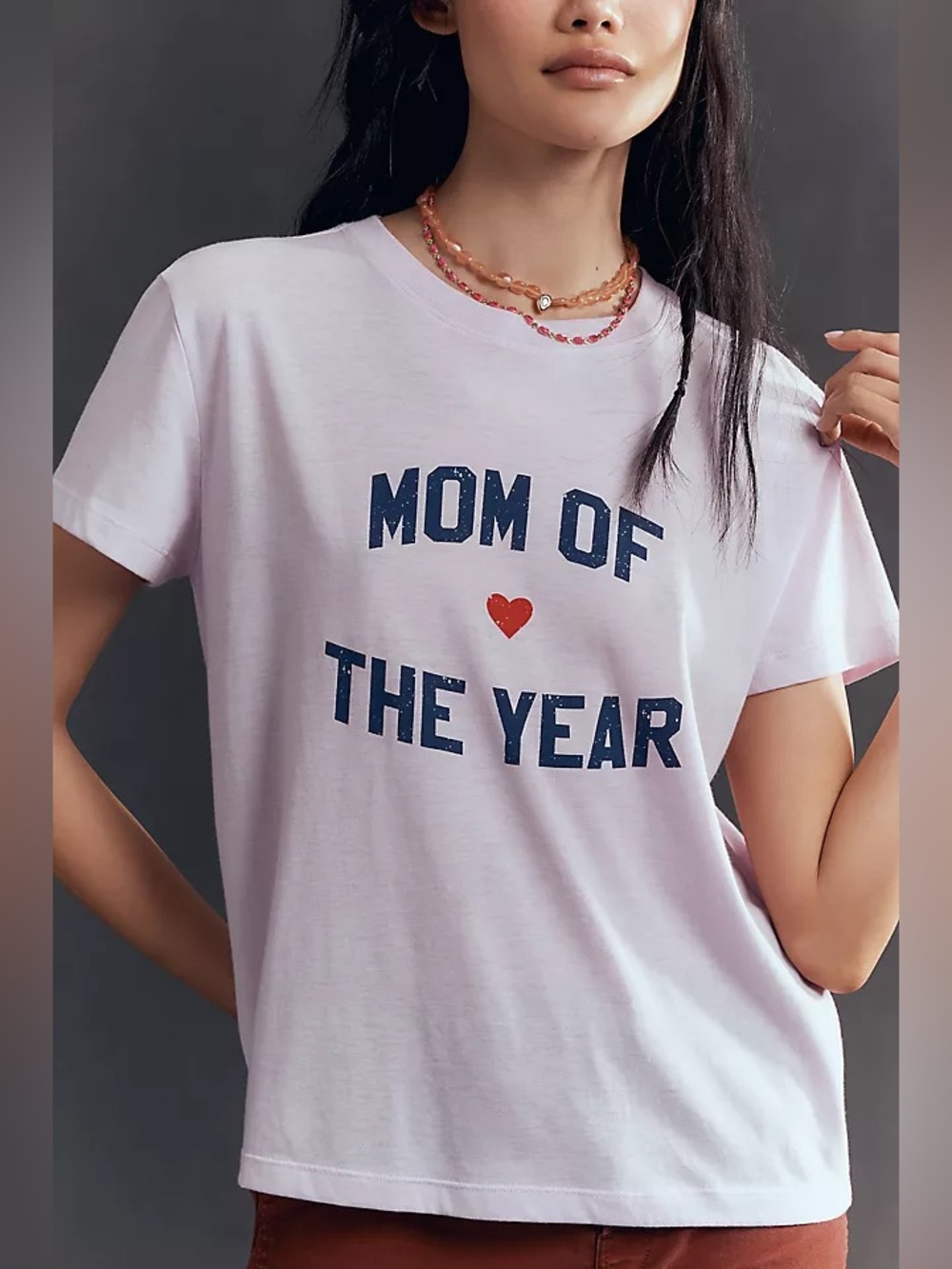 Favorite Daughter Mom Of The Year Tee - Wisteria Pink Size Medium - Picture 14 of 14